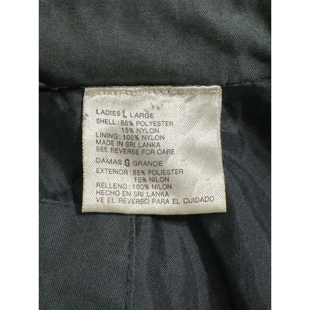 Y2K‎ Vintage Outbrook Womens Green Chore Coat L Full Zip & Button Vented